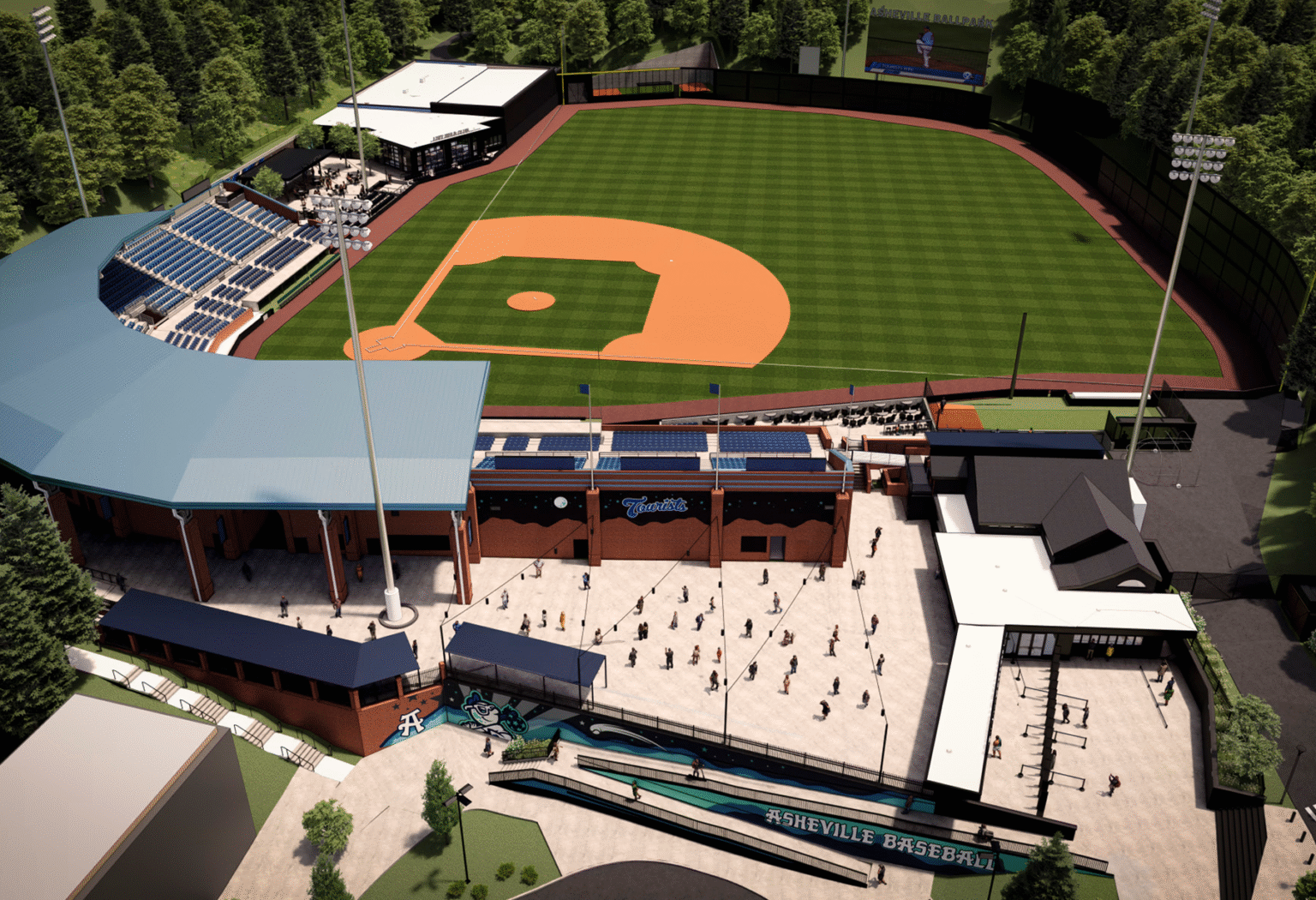 Asheville Tourist at McCormick Field